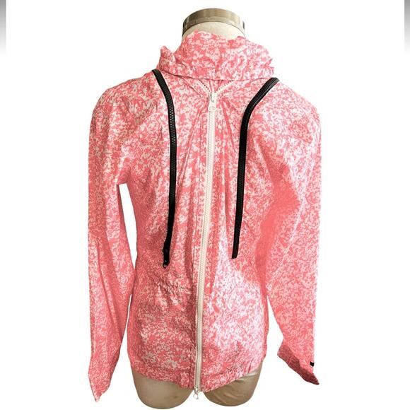 Stella McCartney for adidas Run Perf Jacket PR in White & salmon Turbo Size S - Picture 7 of 8